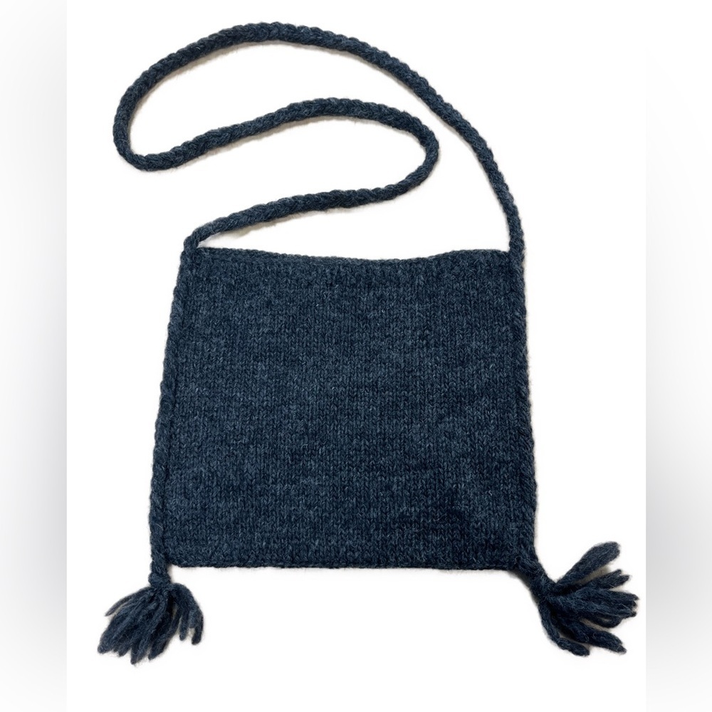 J.CREW Wool Knit Square Shoulder Bag